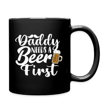 Father's Day gift for dad for Men's Day - Full Colour Mug - black - Right