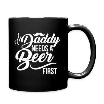 Father's Day gift for dad for Men's Day - Full Colour Mug - black - Right