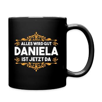 Daniela - Tasse einfarbig - Schwarz - Rechts