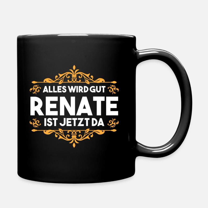 Renate - Tasse einfarbig - Schwarz
