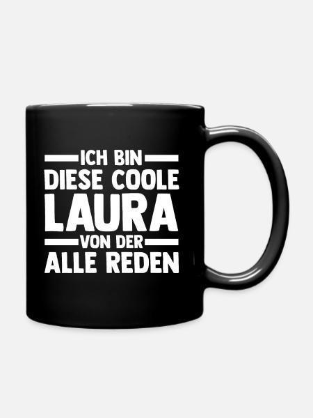 Laura - Tasse einfarbig - Schwarz