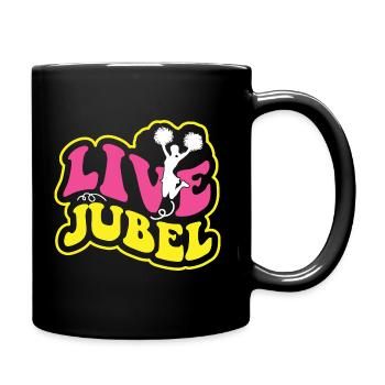 Live Jubel - Tasse einfarbig - Schwarz - Rechts