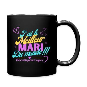 CADEAU pour MAMAN , Fête des Mères, Humour - Mug uni - noir - Droite
