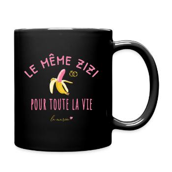 Future Mariée Humour Zizi - Mug uni - noir - Droite