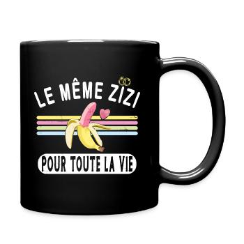 EVJF Future Mariée Humour - Mug uni - noir - Droite