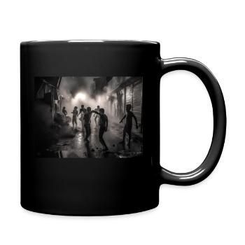 Sometimes life feels like a dream urban t-shirt - Full Colour Mug - black - Right