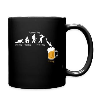 Beer Week - Men's Gift - Full Colour Mug - black - Right