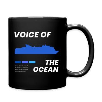 Voice of the Ocean - Tasse einfarbig - Schwarz - Rechts
