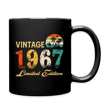 Vintage 1967 Limited Edition Made In 1967 Birthday - Full Colour Mug - black - Right