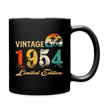 Vintage 1954 Edition Limitée Made In 1954 Anniversaire - Mug uni - noir - Droite