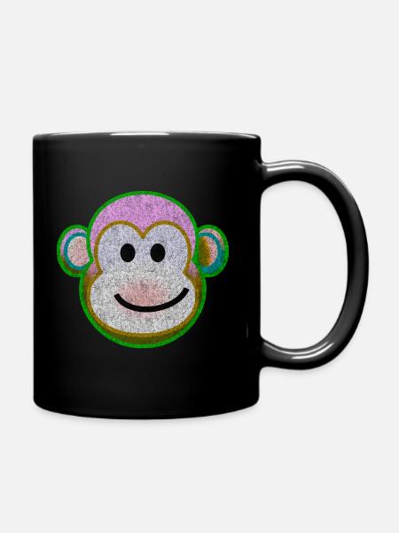 Funky Monkey - Tasse einfarbig - Schwarz