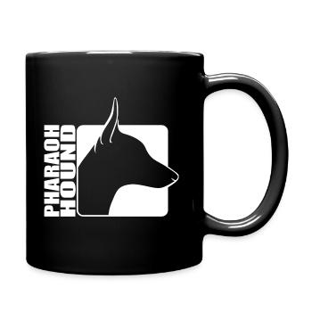 Pharaoh Hound Profile Greyhound Dogs Wilsigns - Full Colour Mug - black - Right