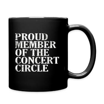 Fier membre du Cercle de concert - Mug uni - noir - Droite