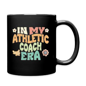 In my athletic coach era - Tasse einfarbig - Schwarz - Rechts