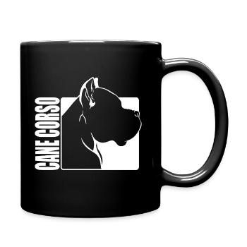 Cane Corso Profil Chiens Chien Wilsigns - Mug uni - noir - Droite