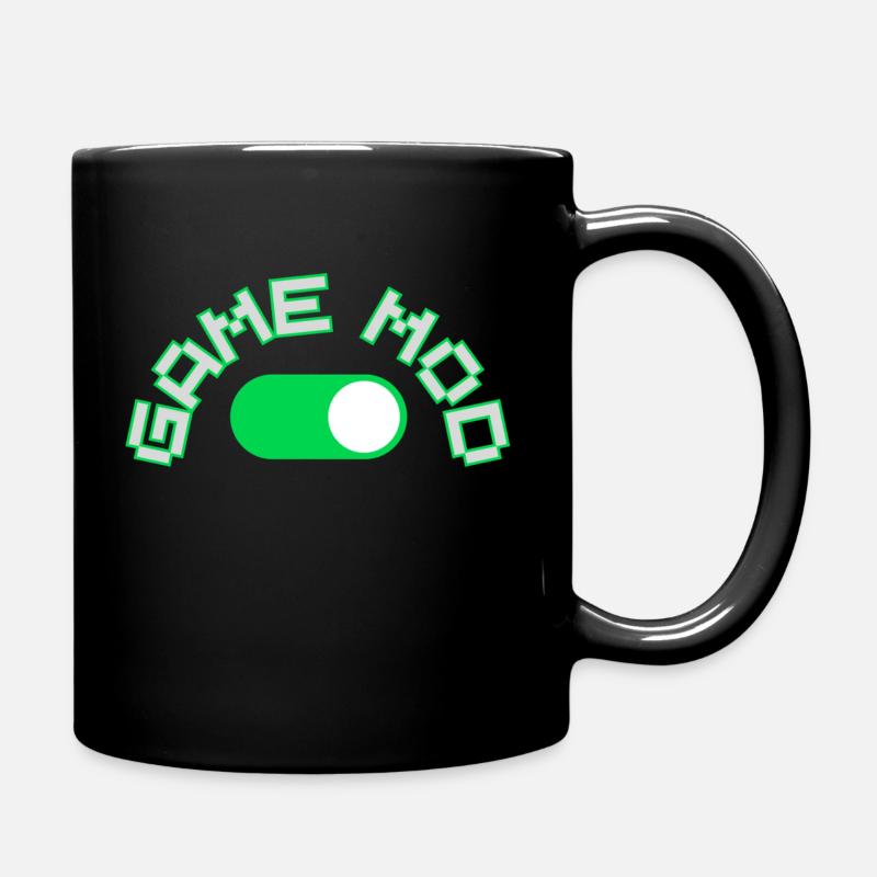 Game Mode on Black - Full Colour Mug - black