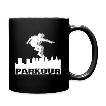 Parkour - Full Colour Mug - black - Right