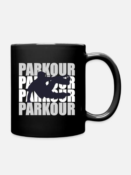 Le parkour - Mug uni - noir