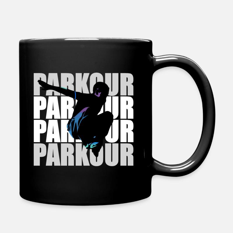Le parkour - Mug uni - noir