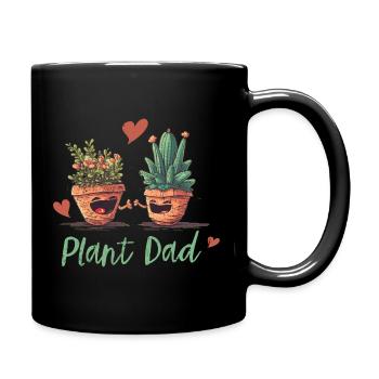Die Freude eines Gartenliebhabers - Tasse einfarbig - Schwarz - Rechts
