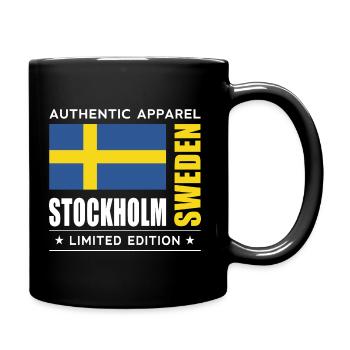Stockholm - Mug uni - noir - Droite