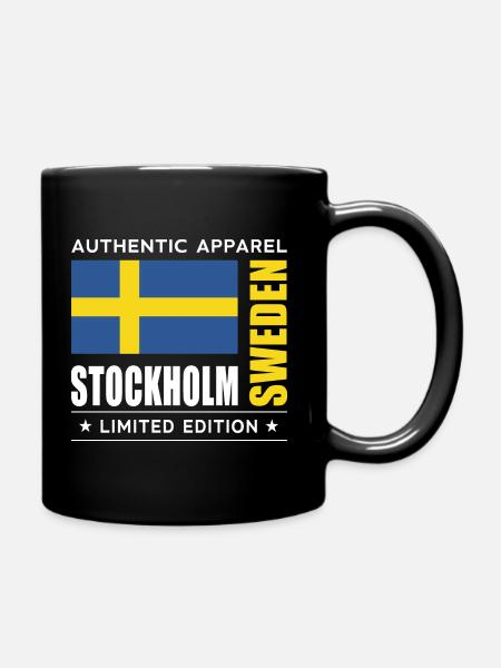 Stockholm - Tasse einfarbig - Schwarz