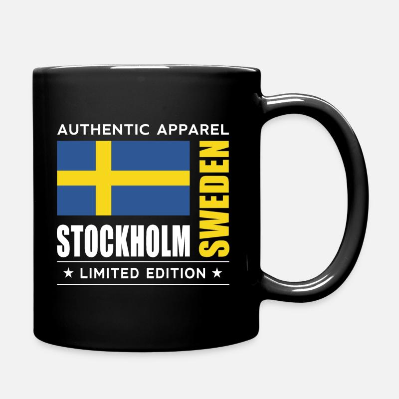 Stockholm - Mug uni - noir