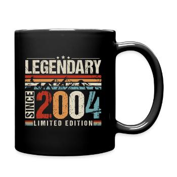 Légendaire depuis 2004 Vintage cadeau d’anniversaire - Mug uni - noir - Droite