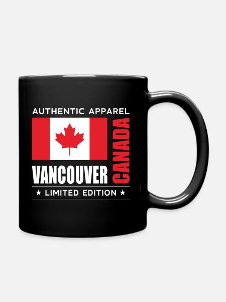 Vancouver - Mug uni - noir