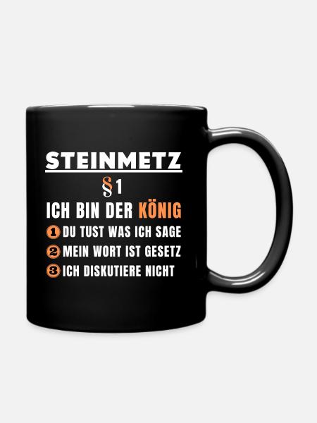 Regalo de albañil - Yo soy el rey - Taza monocolor - negro
