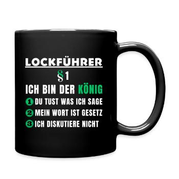 Lure Guide Gift - I'm the King - Full Colour Mug - black - Right