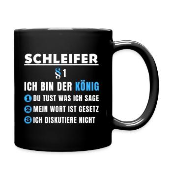 Grinder Gift - I'm the King - Full Colour Mug - black - Right