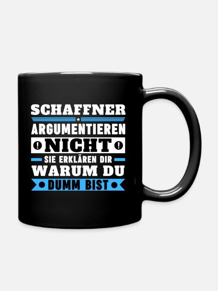 Les chefs d'orchestre ne discutent pas - Mug uni - noir