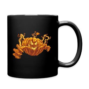 Halloween Mad Pumpkin - Mug uni - noir - Droite