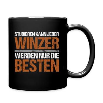 Tout le monde peut étudier - Winzer Edition - Mug uni - noir - Droite