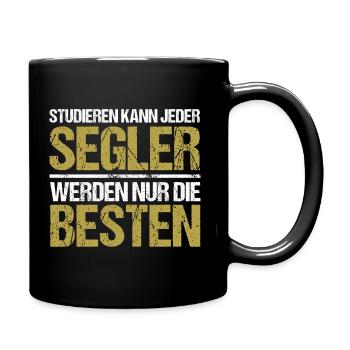 Tout le monde peut étudier - Segler Edition - Mug uni - noir - Droite