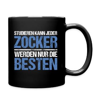 Anyone can study - Magician Edition - Full Colour Mug - black - Right