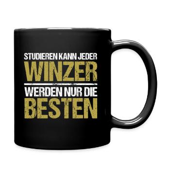 Tout le monde peut étudier - Winzer Edition - Mug uni - noir - Droite