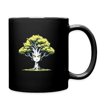 Cool Tree God - Full Colour Mug - black - Right