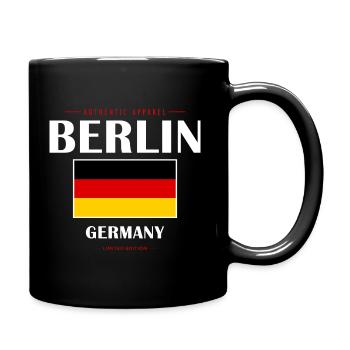 Berlin - Tasse einfarbig - Schwarz - Rechts
