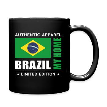 Brazil - Full Colour Mug - black - Right