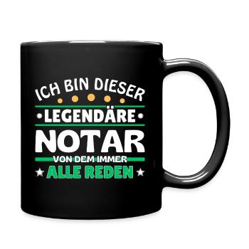 I am this legendary notary - Full Colour Mug - black - Right
