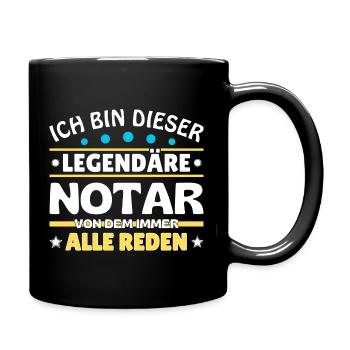 I'm that legendary notary - Full Colour Mug - black - Right
