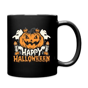 Joyeux halloween - Mug uni - noir - Droite