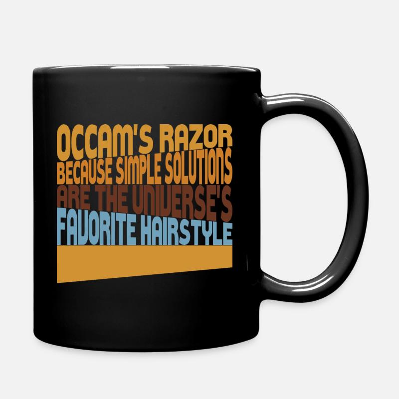 Rasoir d’Occams - Mug uni - noir