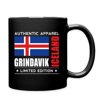 Grindavik - Mug uni - noir - Droite