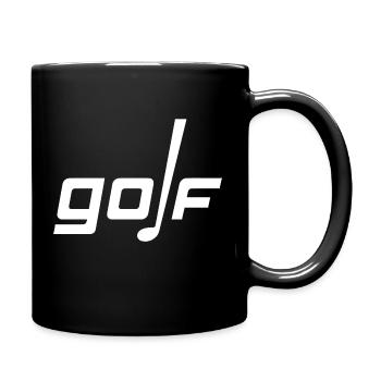 Golf - Tasse einfarbig - Schwarz - Rechts