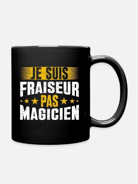 I'm a miller, not a magician - Full Colour Mug - black