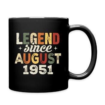 Août 1951 Anniversaire Août 1951 - Août 1951 - Mug uni - noir - Droite