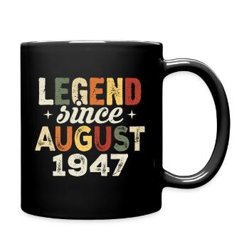 August 1947 Jahrestag August 1947 - August 1947 - Tasse einfarbig - Schwarz - Rechts